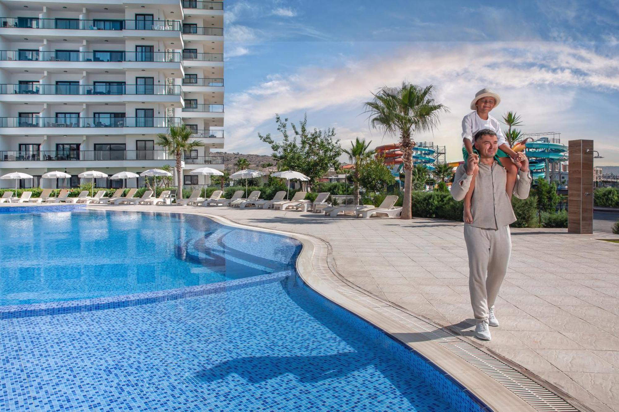 Caesar Blue Seaside Luxury Apartments Gastria Екстериор снимка